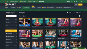 Perabet blackjack bölümü giriş adresi